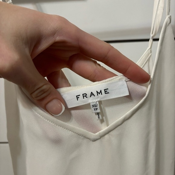 FRAME Shirred Keyhole Puff-Shoulder Top - Picture 12 of 13